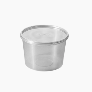 Банка под пресервы с крышкой круглая ПП 500мл d-112мм (198шт/кор)