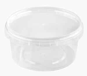 Банка под пресервы с крышкой круглая ПП 500мл d-122мм Прозрачная (225шт/кор)