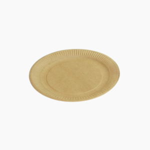 Тарелка бумажная d-210мм цвет Крафт