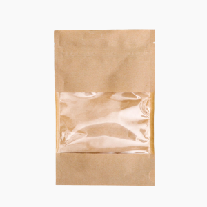 Пакет Дой-пак с окном 150х240мм цвет Крафт (100шт/кор)