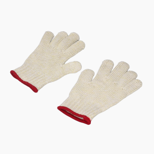 Перчатки без ПВХ цвет Белый ХБ (10пар/уп)