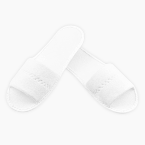 Тапочки одноразовые с открытым мысом махра