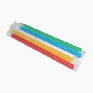 Трубочки для коктейля d-12мм l-240мм цветные (250шт/уп)