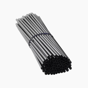 Трубочки для коктейля d-8мм l-240мм черные (250шт/уп)