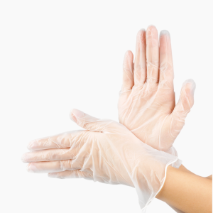 Перчатки виниловые неопудренные XL прозрачные (100шт/уп)