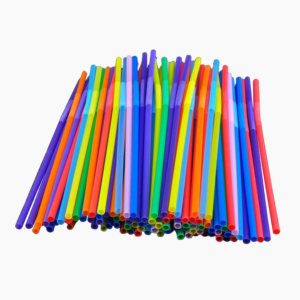 Трубочки для коктейля d-5мм l-210мм с изгибом цветные (250шт/уп)