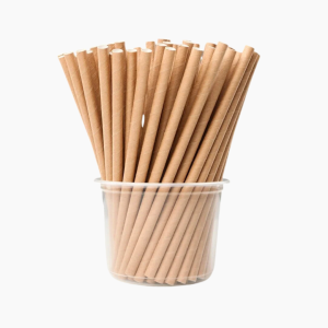 Трубочки бумажные одноразовые ECO Крафт (250шт/уп)