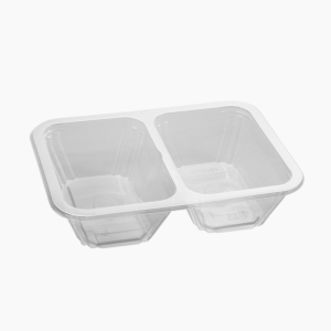 Лоток ПП под запайку 187х137х45 СС прозрач. (504шт/кор)