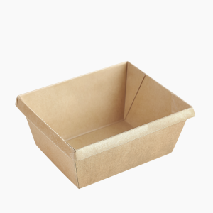 Контейнер 250мл, крафт OneClick bottom 250/b (50шт/уп)(900шт/кор)