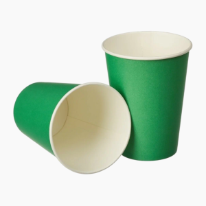 Стакан бумажный 350мл d-90мм  Зеленый (50шт/уп)
