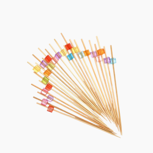Пика Кристал цветная 120мм Бамбук (100шт/уп)