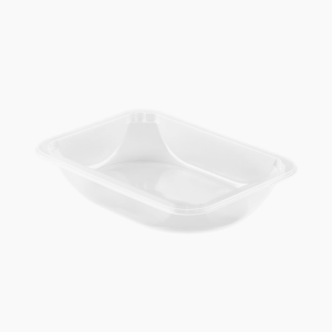 Лоток прямоуг. ПП под запайку ПР-Л-187х137х36 прозрач. (504 шт/кор)