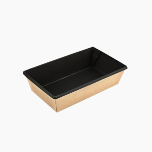 Контейнер 800мл, черный OneClick bottom 800/bBLACK (50шт/уп)(300шт/кор)