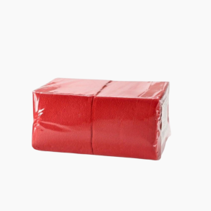 Салфетки бумажные 1сл 24х24 Красные (400л/уп)