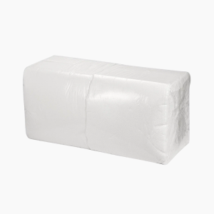 Салфетки бумажные 1сл 33х33 Белые (300л/уп)