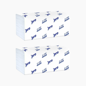 Полотенце бумажное V сложения 22х21см 1сл (250л/уп)(20шт/кор)