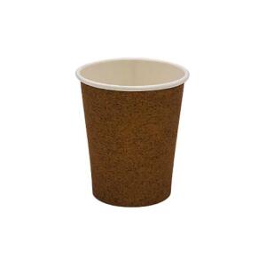 Стакан бумажный 250мл d-80мм Крафт (50шт/уп)