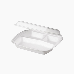 Ланч-бокс ВПС 3 деления 249х207х61мм LBE-3 Белый (100шт/уп)