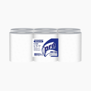 Полотенца бумажные в рулонах 2сл, 150м, центральная вытяжка Protissue (6рул/уп)