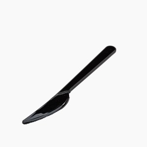 Нож пластиковый 180мм черный Премиум (50шт/уп)