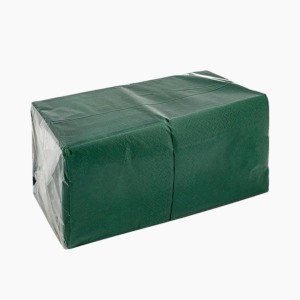 Салфетки бумажные 2сл 24х24 Зеленые (250л/уп)