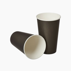 Стакан бумажный 400мл d-90мм Черный (50шт/уп)