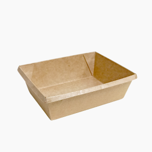 Контейнер 400мл, крафт OneClick bottom 400/b (50шт/уп)(600шт/кор)