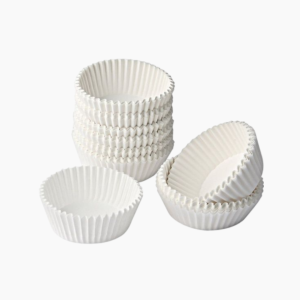 Тарталетка бумажная D=35мм Выс:20мм цвет Белый Круглая (1000шт/уп)