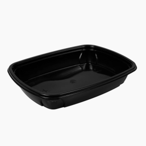 Контейнер без крыш. прямоуг. 1000мл 230х170х50мм цвет Черный (50шт/уп) (300шт/кор)