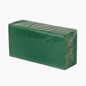 Салфетки бумажные 1сл 33х33 Зеленые (300л/уп)