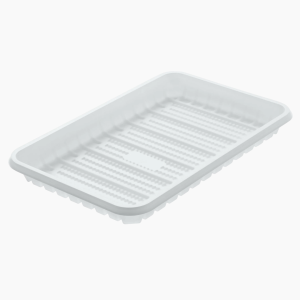 Лоток №3 (1кг) цвет Белый ПС (100шт/уп)