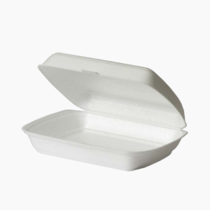 Ланч-бокс ВПС 1 деление 249х207х61мм LBE-1 Белый (100шт/уп)