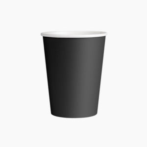 Стакан бумажный 300мл d-90мм Черный (50шт/уп)