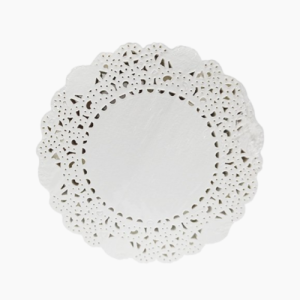 Салфетка ажурная d-10 белые (250шт/уп)