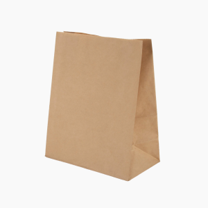 Пакет бумажный "на вынос" 320х200х340мм цвет Крафт (500шт/уп)