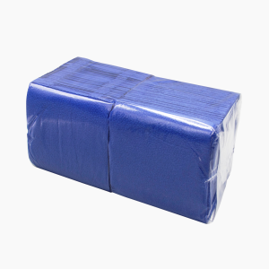 Салфетки бумажные 1сл 24х24 Синие (400л/уп)