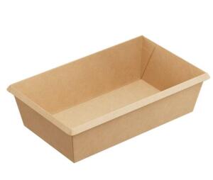 Контейнер 800мл, крафт OneClick bottom 800/b (50шт/уп)(300шт/кор)