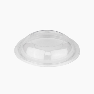 Крышка высокая к конт. круглая ПЭТ d-194мм цвет прозр. (75шт/уп)(300шт/кор)