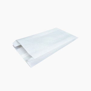 Пакет бумажный с плоским дном для фри 100х50х175мм цвет Белый (3400шт\кор)