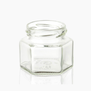 Банка шестигранник 100мл Стеклянная (28шт/уп)