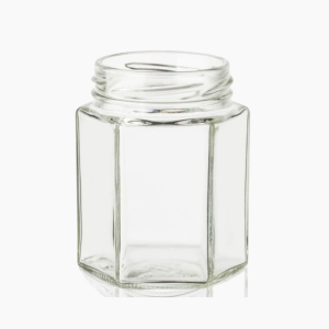 Банка шестигранник 165мл Стеклянная