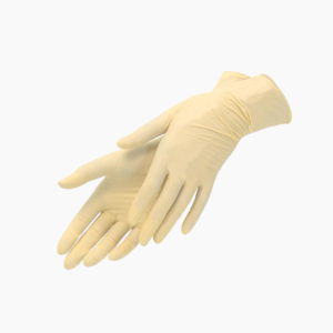 Перчатки латексные неопудренные смотровые М Бежевые (100шт/уп)