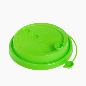 Крышка для бумажного стакана d-90мм Салатовая (ФЛИП-ТОП) (50шт/уп)(1000шт/кор)