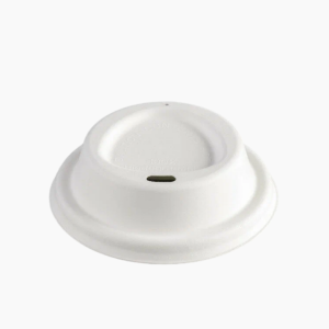 Крышка для бумажного стакана из сахарного тростника d-90мм (50шт/уп)