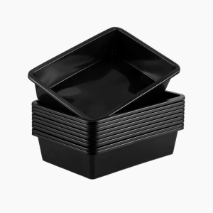 Соусник без крышки прямоугольный КД-010 ПС Черный Кадо (3456шт/кор)