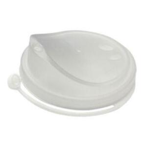 Крышка для бумажного стакана с вытянутым питейником d-90 Прозрачный (ФЛИП-ТОП) (50шт/уп)(1000шт/кор)