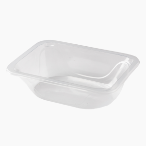Лоток прямоугольный под запайку ПП 187х137х50мм Прозрачный (40шт/уп)(480шт/кор)