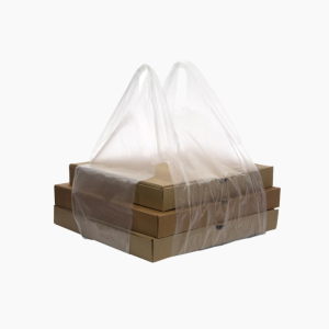 Пакет майка 32+24х60см для переноски коробок