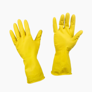 Перчатки хозяйственные латексные S
