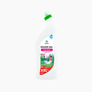 Средство щелочное для прочистки труб Digger gel 1,5л Грасс